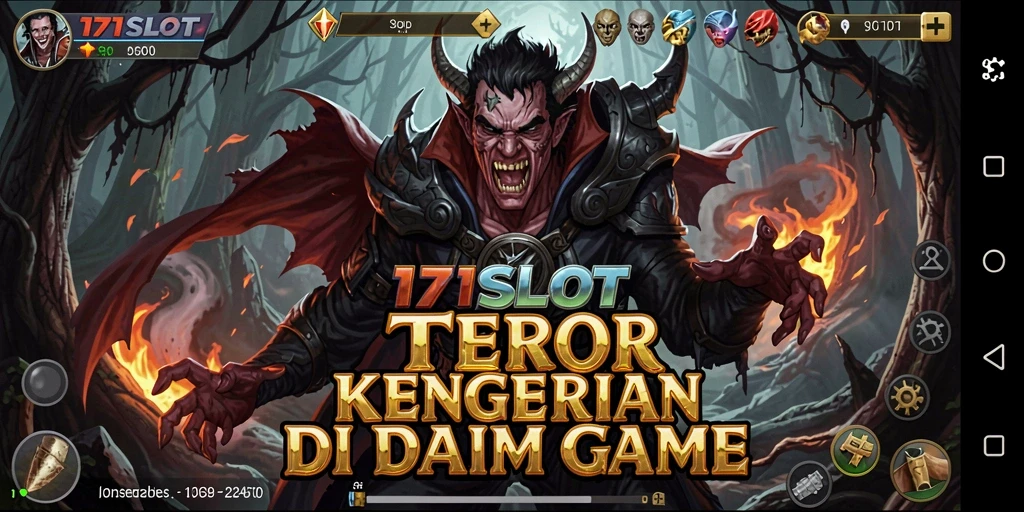 Screenshot gameplay menampilkan karakter yang terjebak dalam suasana horor.