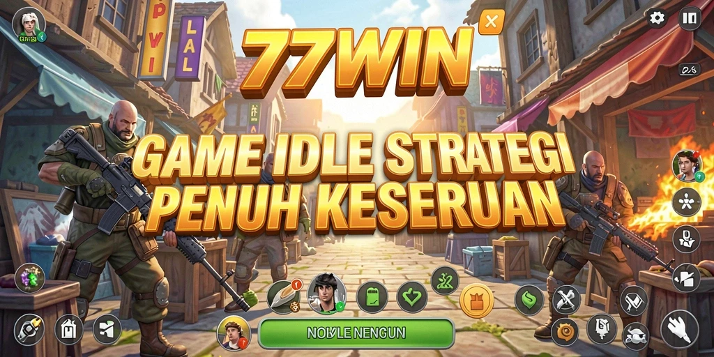 Screenshot gameplay <strong>77WIN</strong> menunjukkan aksi Idle yang menarik dan dinamis.