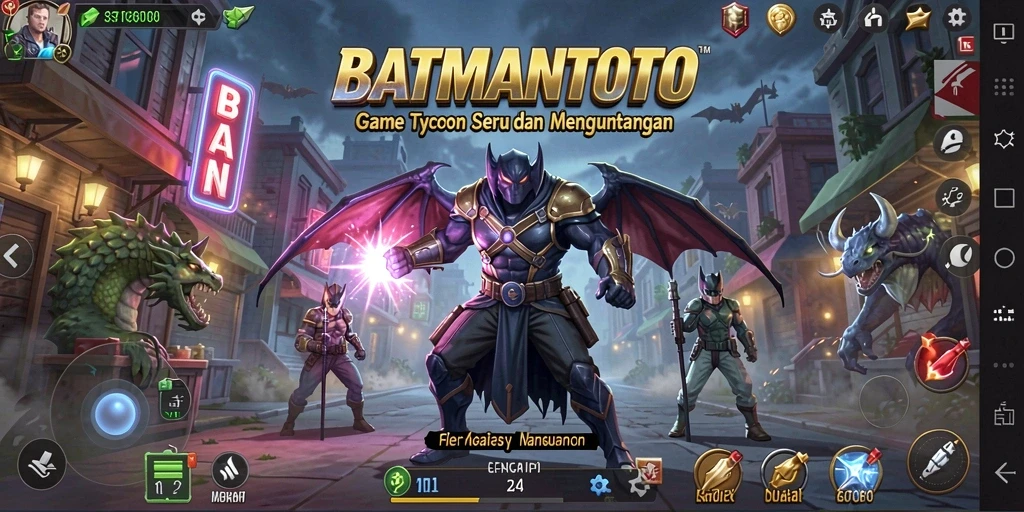 Tampilan gameplay Tycoon di BATMANTOTO yang menarik dan penuh strategi.