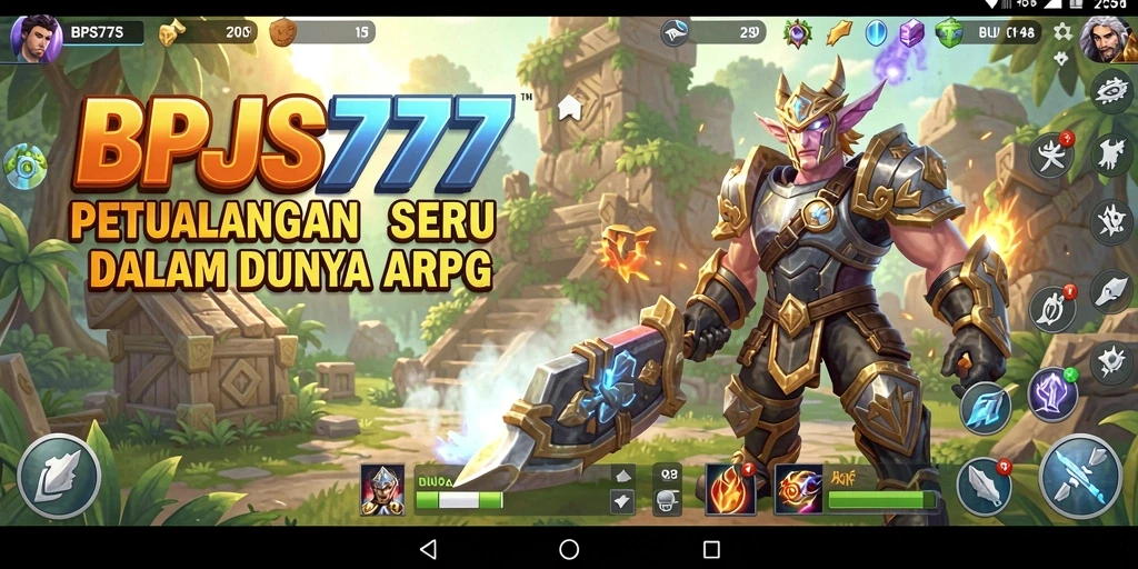 Tampilan gameplay menakjubkan dalam dunia ARPG BPJS777.
