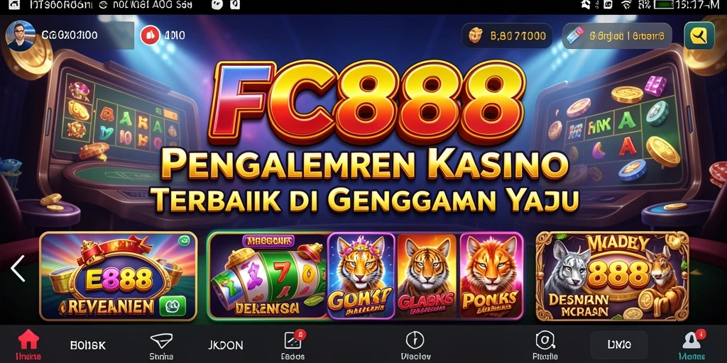 Tampilan menarik dari gameplay FC888 yang seru dan mendebarkan.