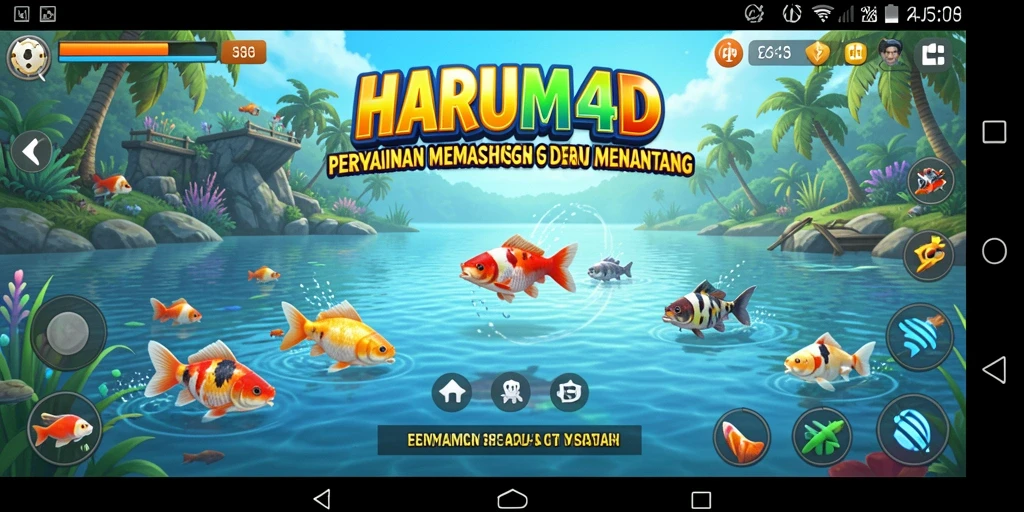 Tangkapan ikan besar di <strong>HARUM4D</strong> saat bermain.