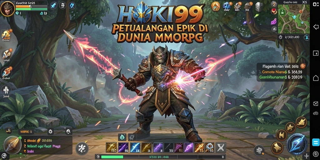 Tampilan gameplay HOKI99 yang menegangkan dan memukau.