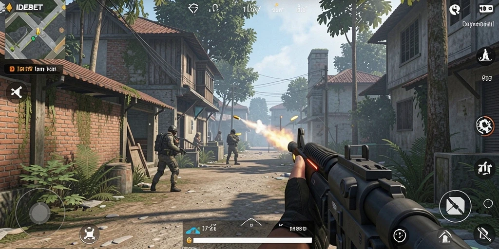 Tampilan gameplay IDEBET yang menegangkan dan seru.