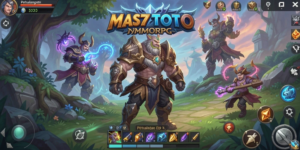 Screenshot gameplay MAS77TOTO yang menampilkan aksi seru dalam petualangan MMORPG.