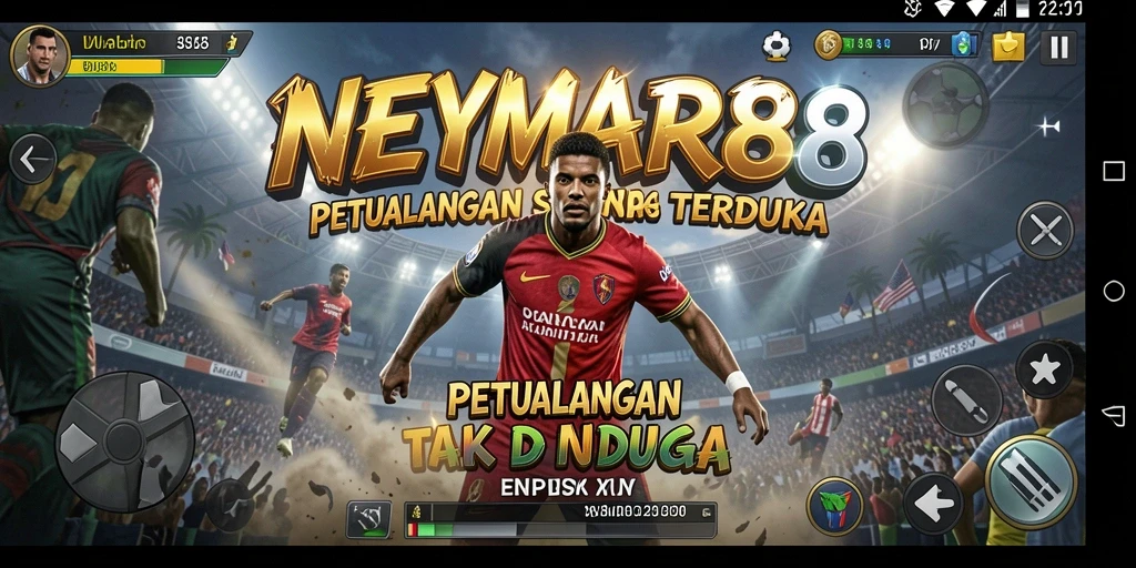 Tampilan gameplay seru dan menantang di NEYMAR88.