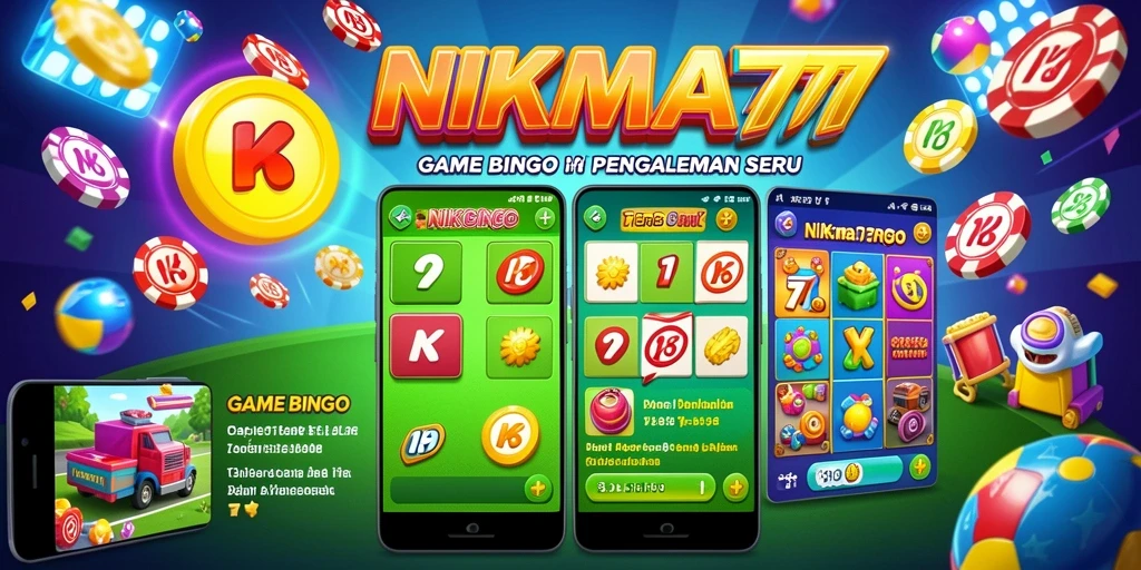 Tampilan gameplay seru dari NIKMAT777 dengan variasi Bingo.