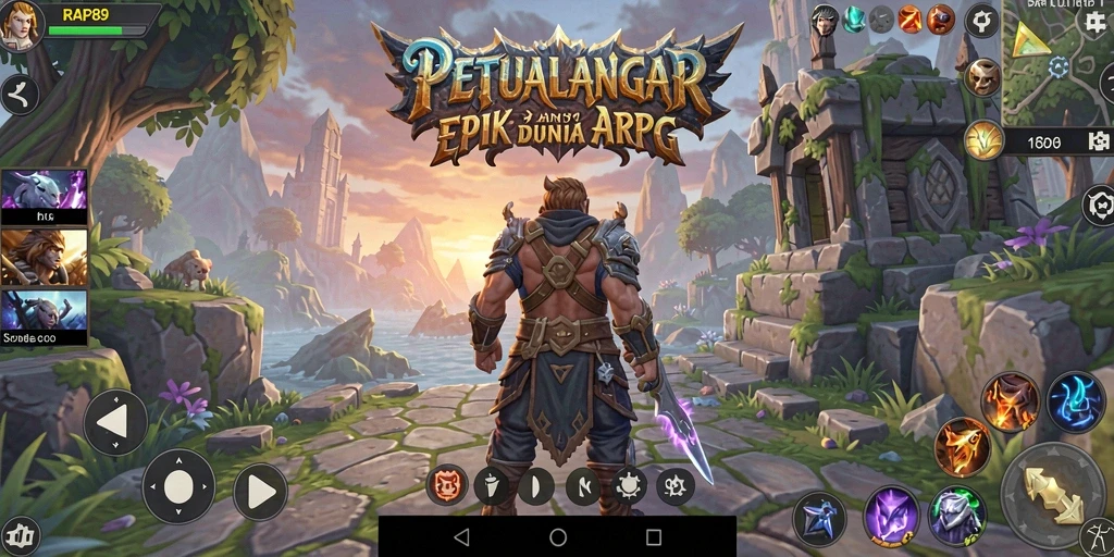 Tangkapan layar gameplay RAP89 dengan aksi mendebarkan di dunia ARPG.