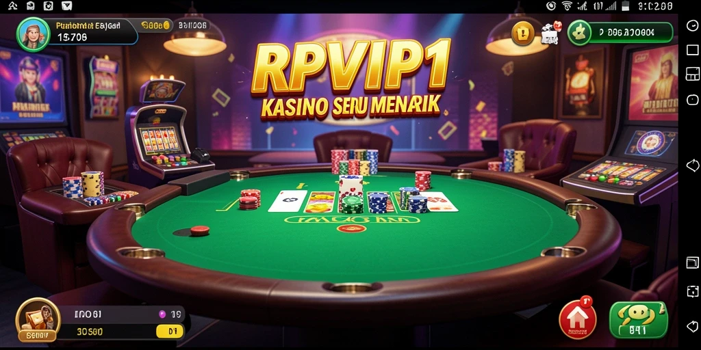 Tampilan permainan Kasino yang seru dan interaktif di RPVIP1.