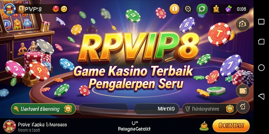 Screenshot utama RPVIP8 menampilkan gameplay seru dari permainan Kasino.
