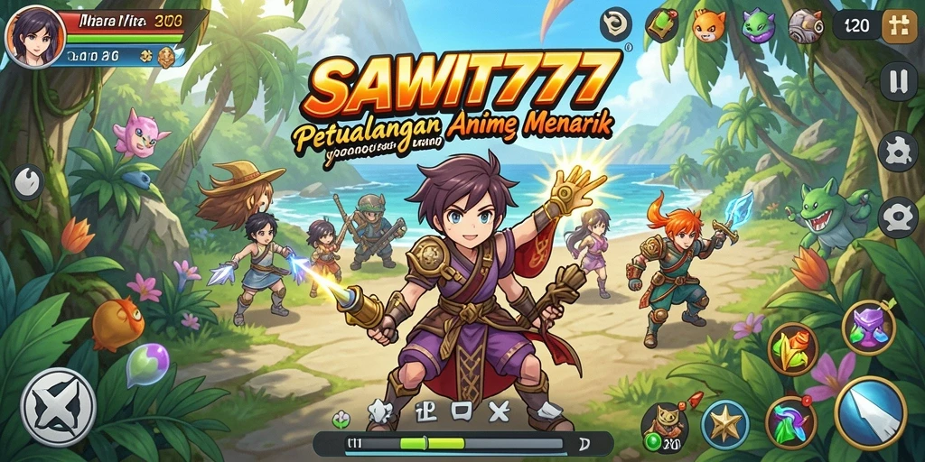 Tampilan gameplay menarik dalam SAWIT777 dengan karakter Anime yang dinamis.